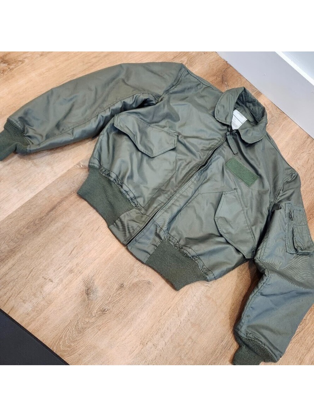 USAF CWU-36P Mens Green Flyers Summer Jacket Large (42-44) Military Bomber